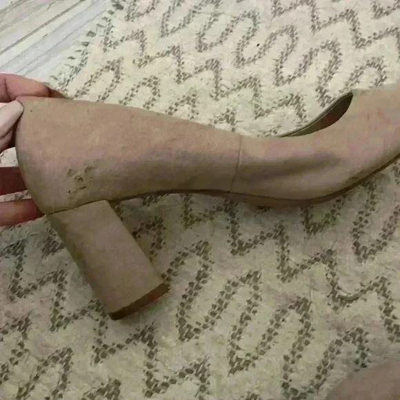 Kelly & Katie Womens Liya Classic Pumps Heel Shoes Light Taupe Suede size 10 - Picture 6 of 11